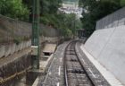 京阪鋼索線は、京都府八幡市の京阪電気鉄道のケーブルカー。