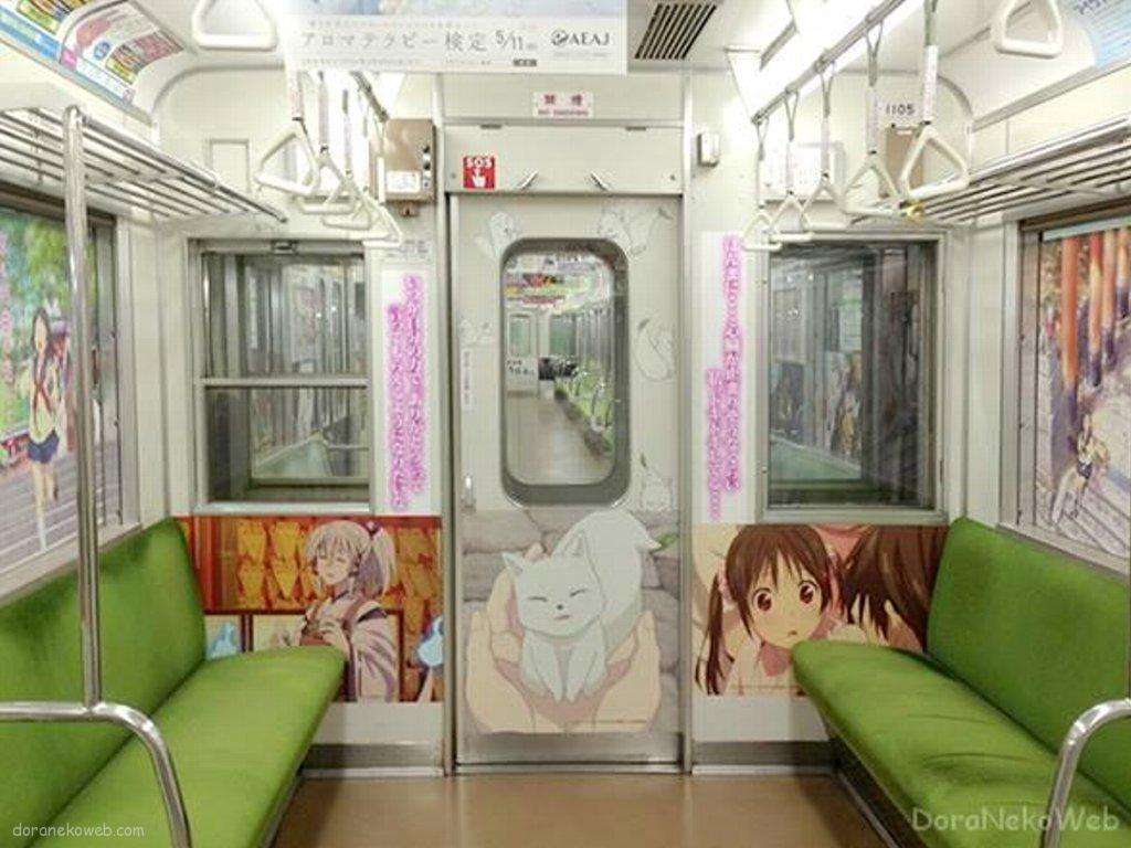 烏丸線車内(京都市営地下鉄)