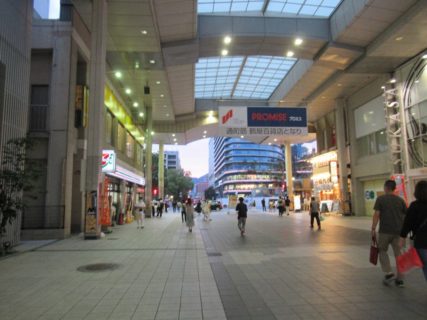 熊本市繁華街のひとつ、新市街です。