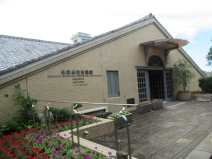 グラバー園内にある長崎伝統芸能館は、伝統芸能「長崎くんち」の資料館。
