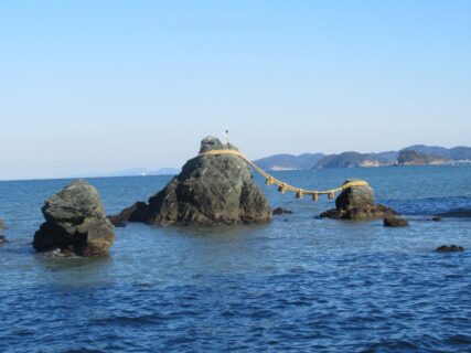 二見興玉神社の夫婦岩でございます。
