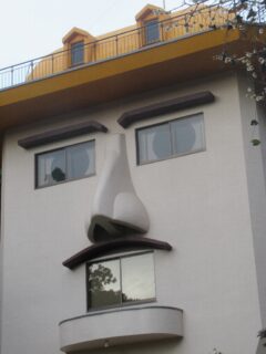 強烈なるインパクト、印南町の「顔の家」を見に来ました。