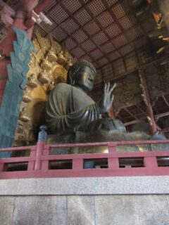 国宝、東大寺盧舎那仏像、つまり奈良の大仏。
