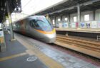 岡山駅から、8000系の特急しおかぜで丸亀駅まで移動いたします。