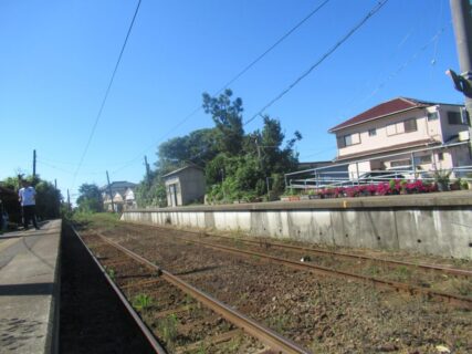 笠上黒生駅は、千葉県銚子市笠上町にある、銚子電気鉄道の駅。