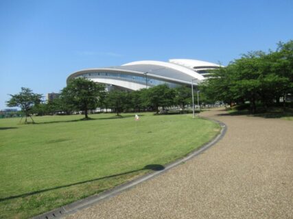 御崎公園とノエビアスタジアム神戸でございます。