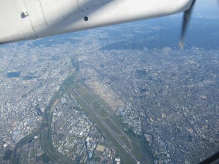 大阪空港から福島空港まで、DHC8-Q400でのフライトPart2。