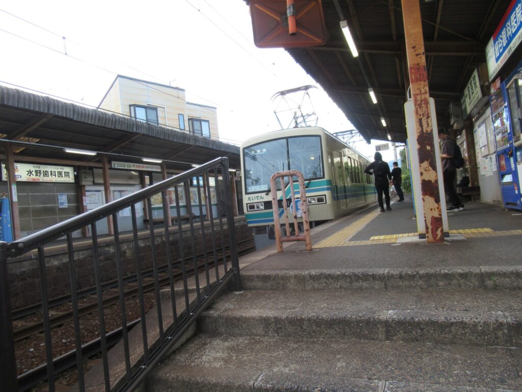 一乗寺駅は、京都市左京区一乗寺里ノ西町にある、叡山電鉄の駅。