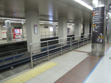 大阪メトロ谷町線と御堂筋線の天王寺駅、結構離れております。