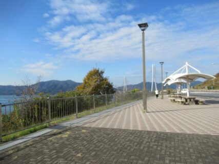 しまなみ海道の、瀬戸田パーキングエリアでございます。