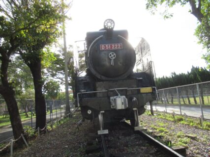 与儀公園にある、蒸気機関車D51222号機。