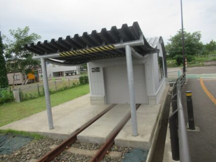 旧小坂製錬小坂線の、大館駅跡付近でございます。