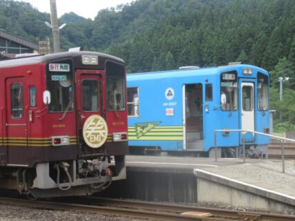 阿仁合駅は、秋田県北秋田市阿仁銀山下新町にある、秋田内陸線の駅。
