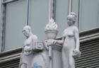 三菱信託銀行本店ビルの、日本工業倶楽部会館部分。