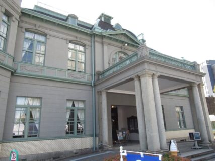 国の重要文化財に指定されている、旧福岡県公会堂貴賓館です。