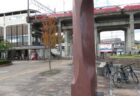 名鉄豊田線黒笹駅前ロータリーにあるモニュメント、飛翔。