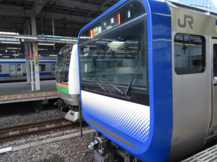 新幹線で品川駅に到着、横須賀総武快速に乗車いたします。