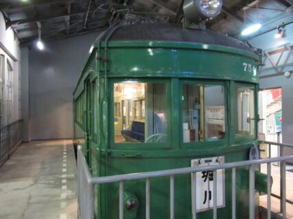 名古屋鉄道モ754と、古の尾張瀬戸駅再現展示@瀬戸蔵ミュージアム。