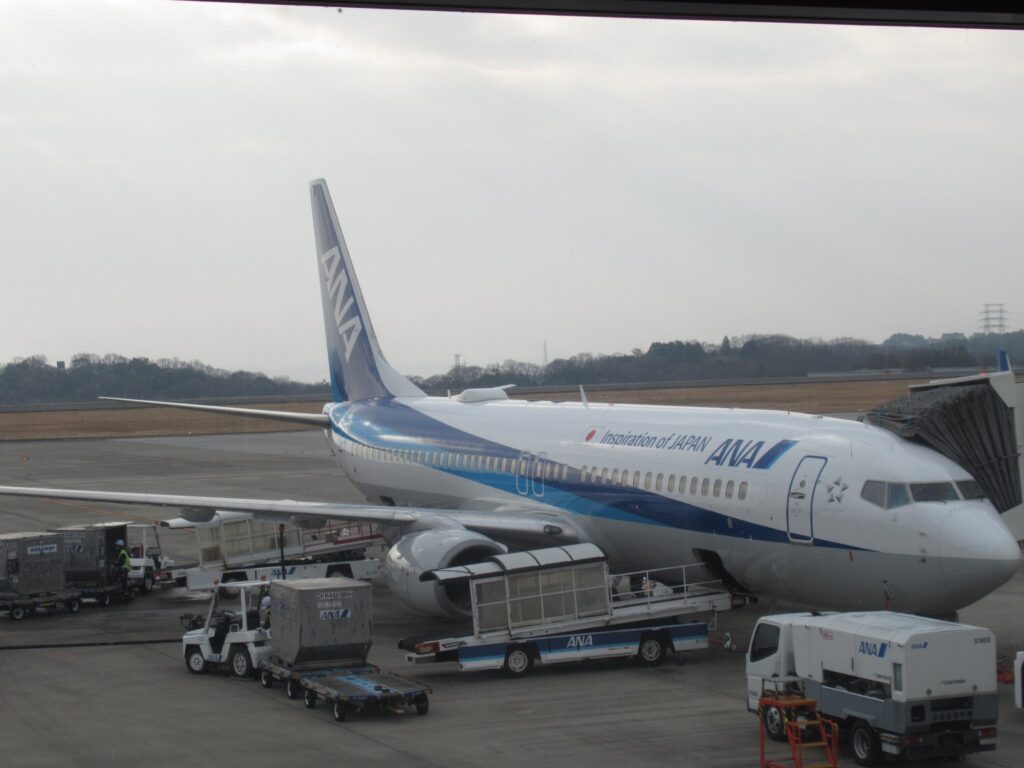 岡山桃太郎空港から東京羽田空港へ飛び立ちます。