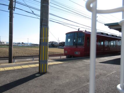 北安城駅は、愛知県安城市新田町にある、名古屋鉄道西尾線の駅。