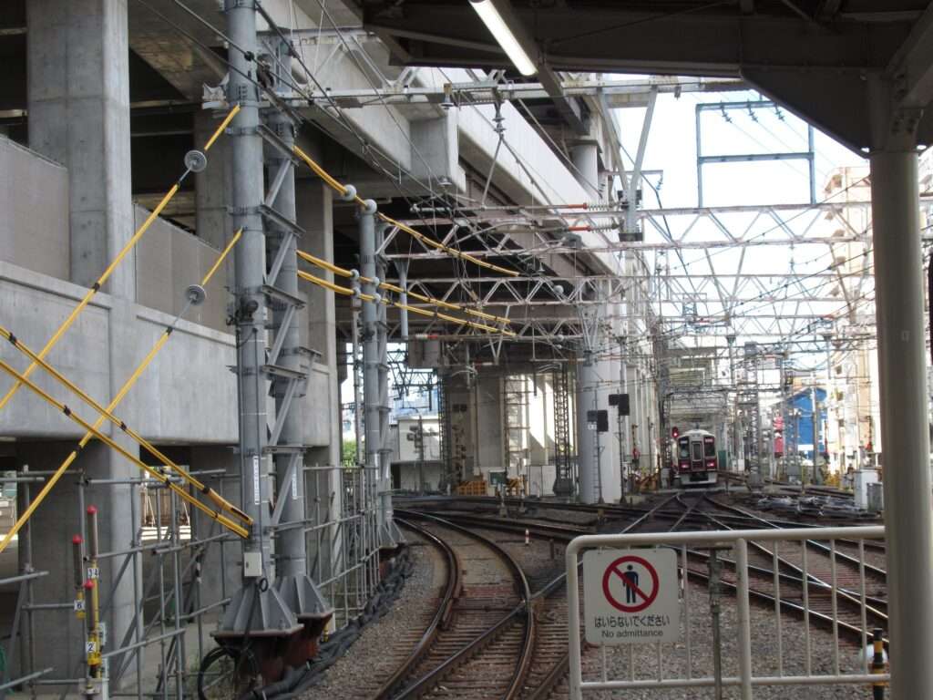 要塞化経過観察@淡路駅