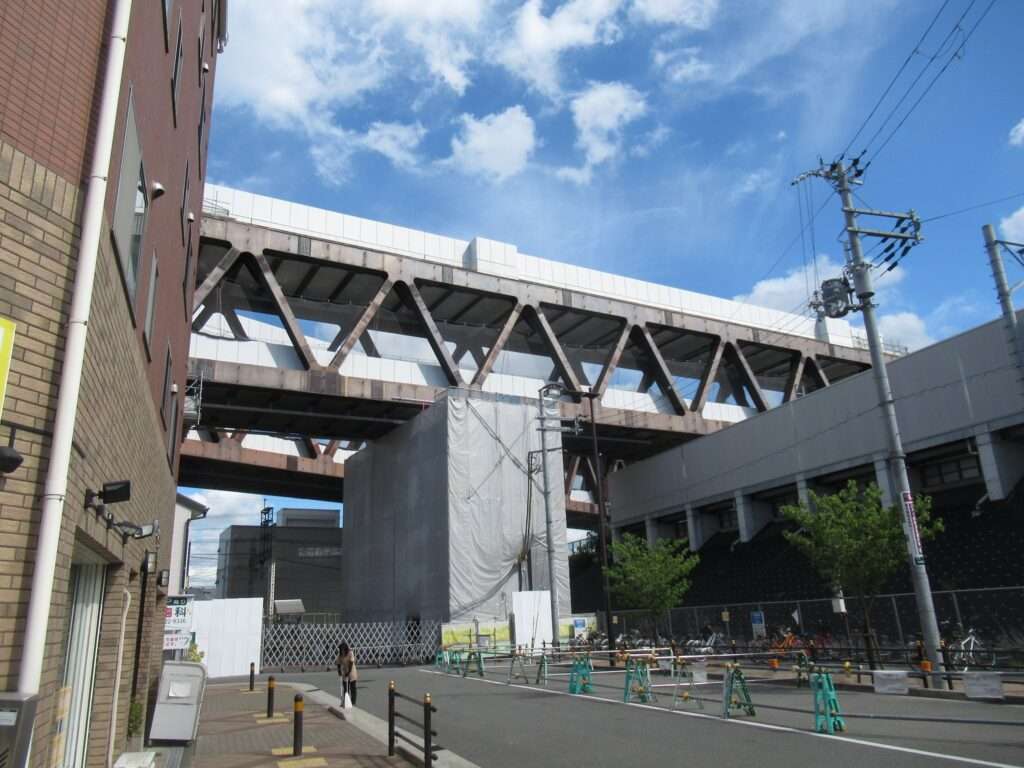 要塞化経過観察@淡路駅