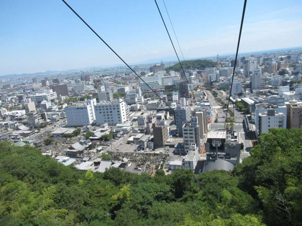 眉山ロープウエイ(徳島市)