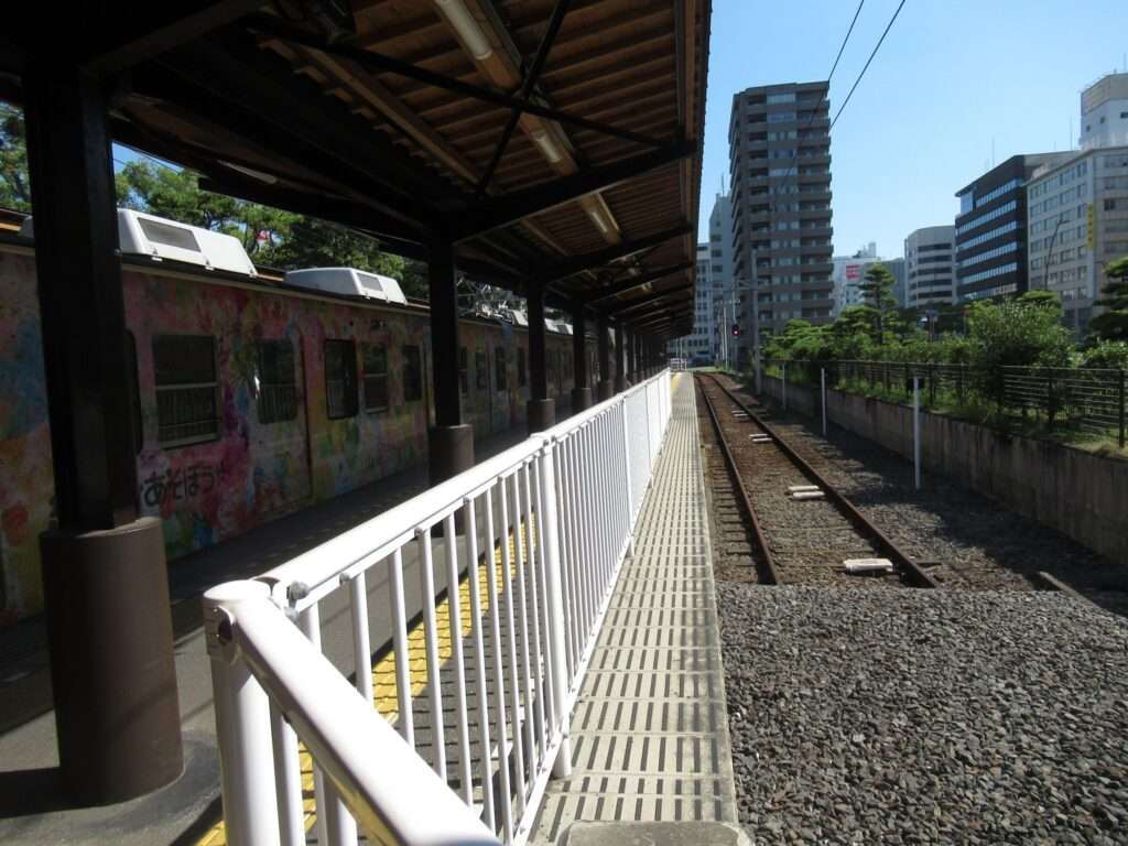 絵の具で遊ぼう@高松築港駅