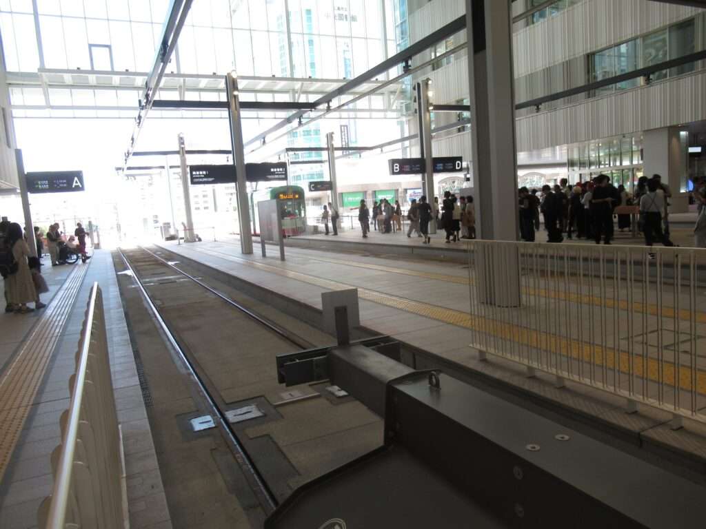 広島駅二階直結新停留場(広島電鉄)
