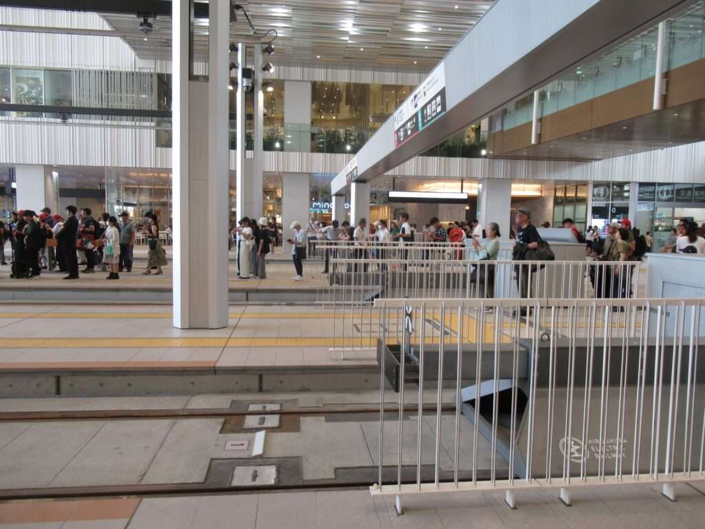 広島駅二階直結新停留場(広島電鉄)