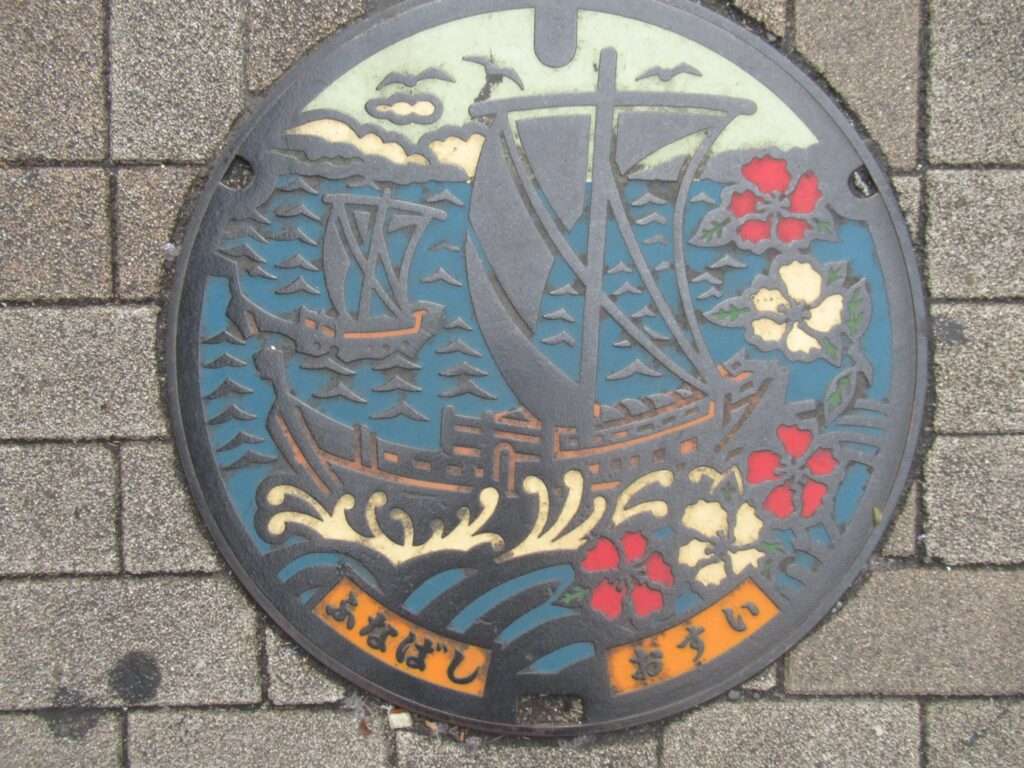 船橋市マンホール蓋@船橋駅