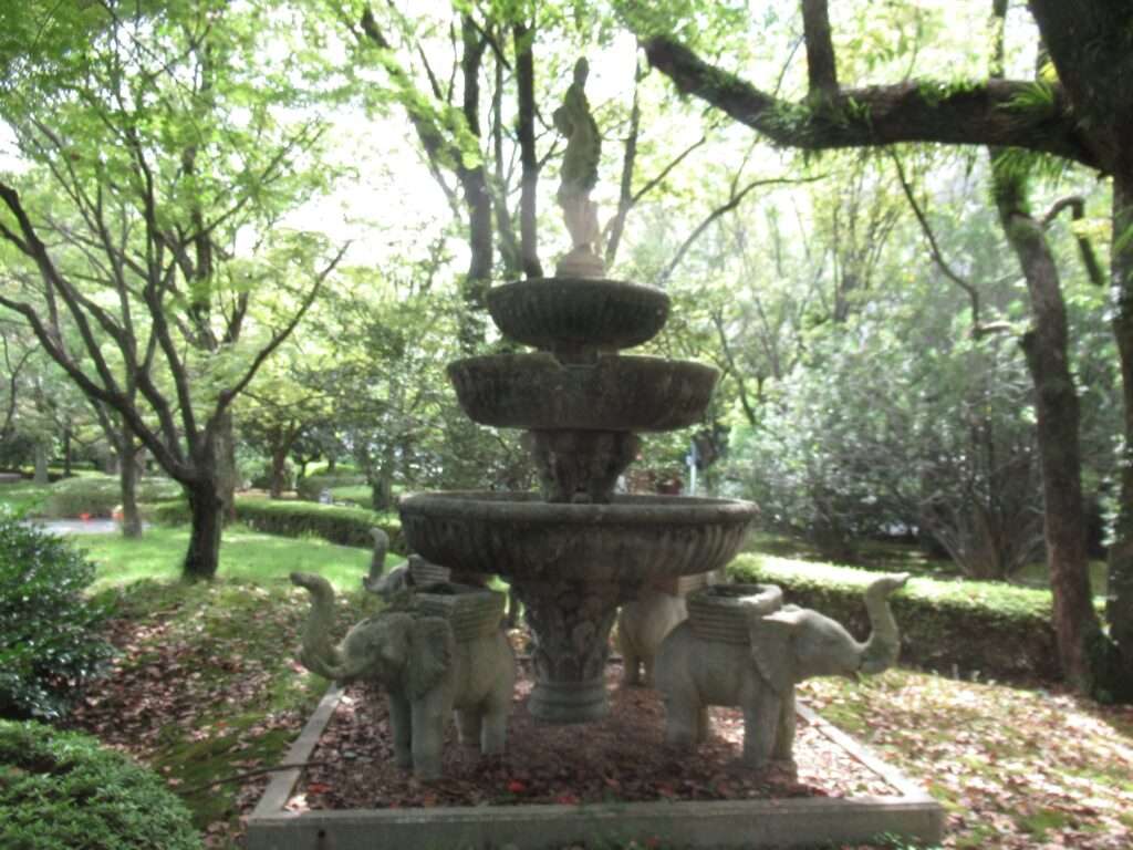 象の噴水@ひろしま美術館