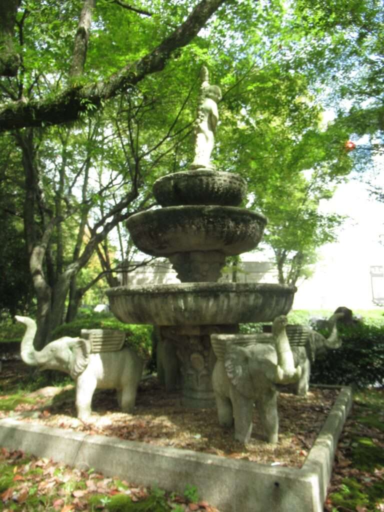 象の噴水@ひろしま美術館