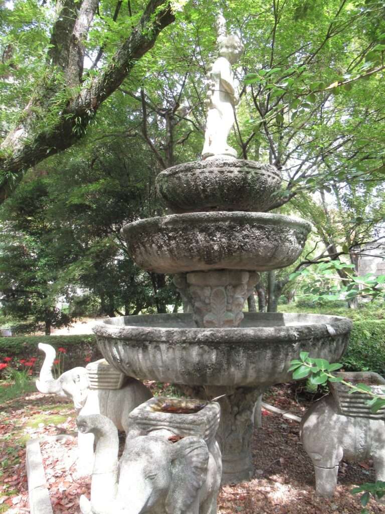 象の噴水@ひろしま美術館