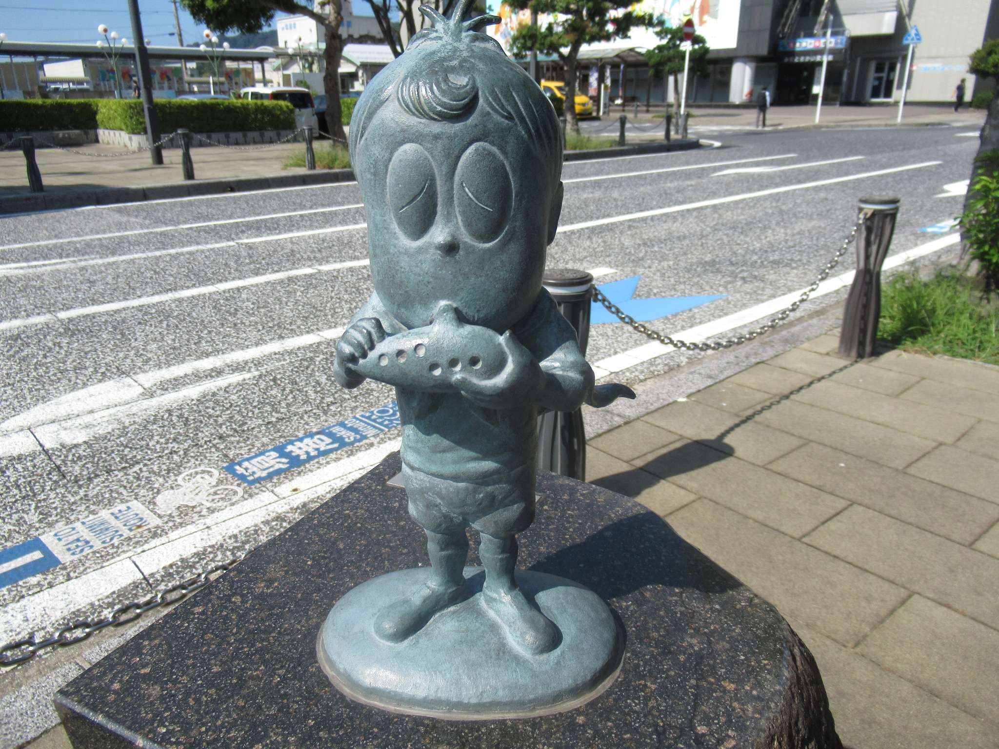 埋れ木慎吾@境港駅前