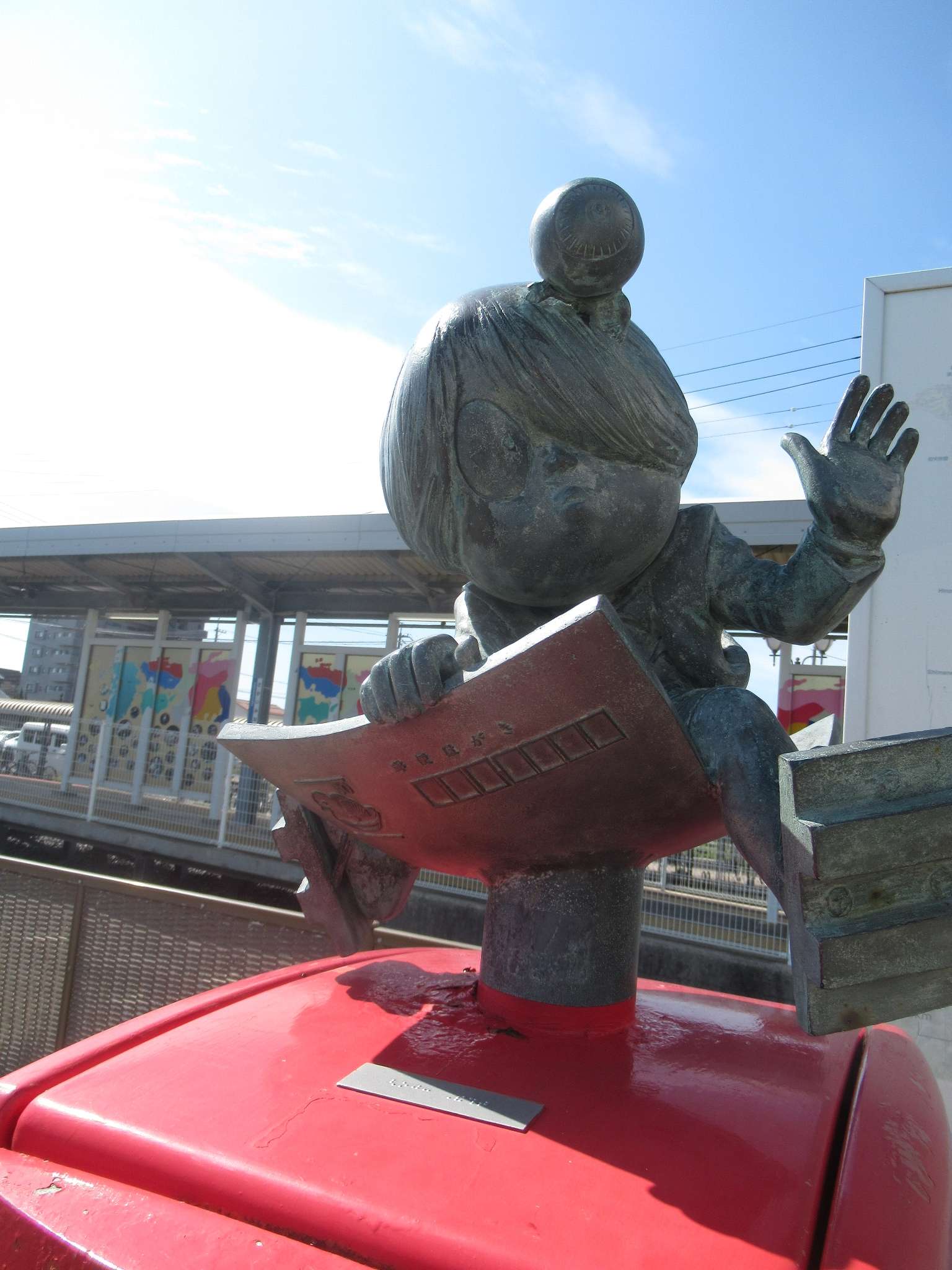 鬼太郎ポスト@境港駅前