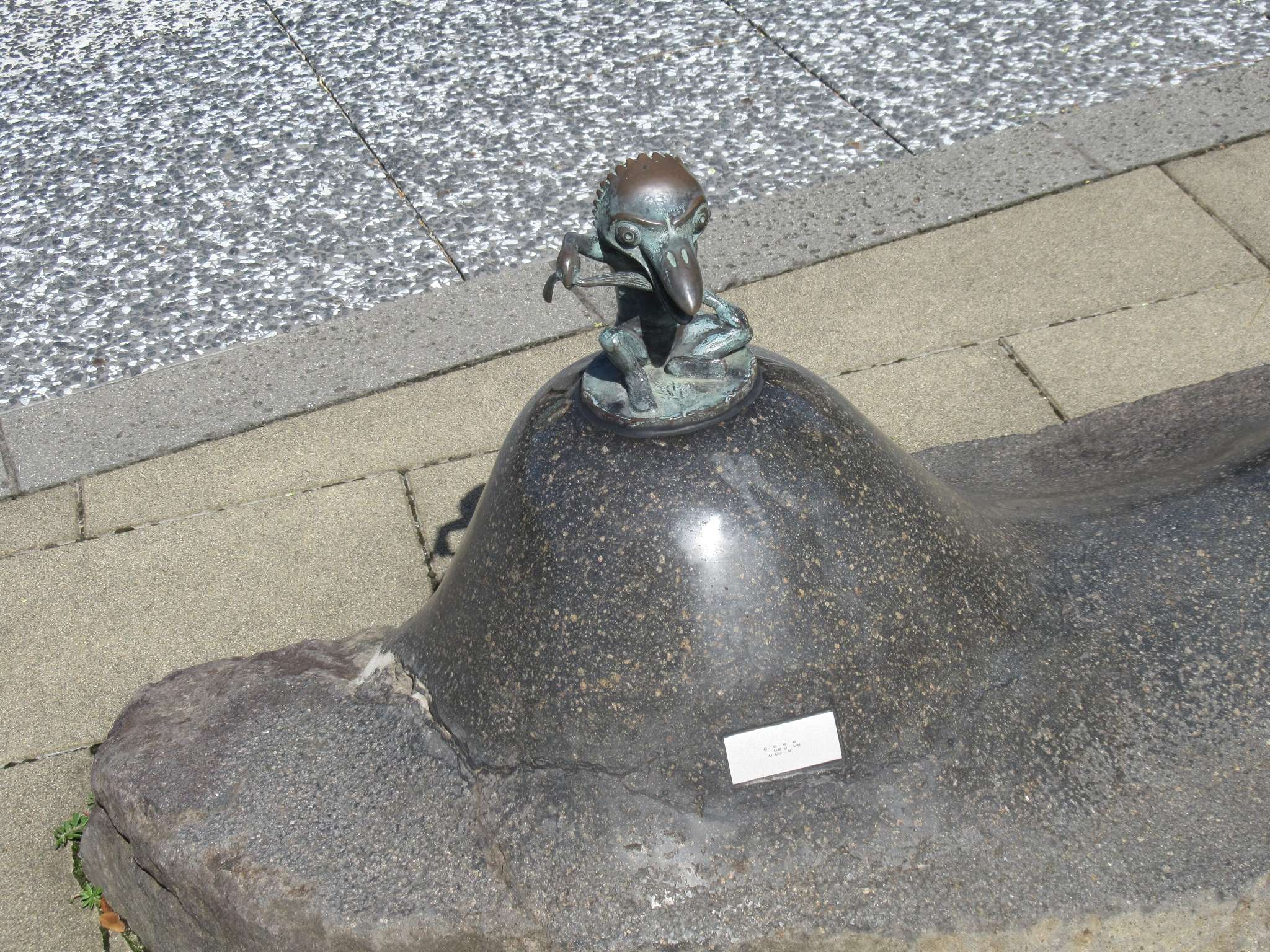 かみきりと一反木綿@水木しげるロード