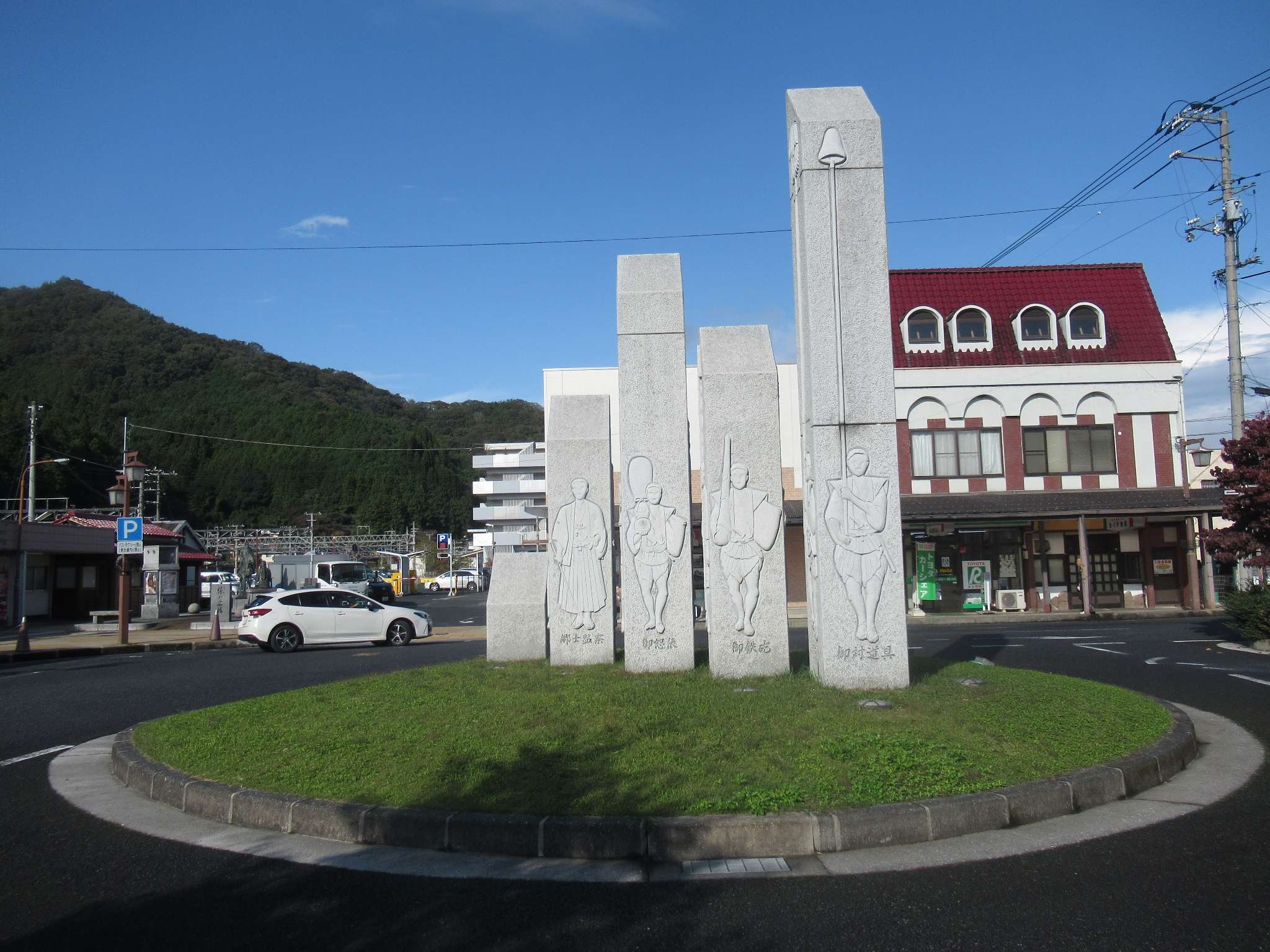 新見大名行列@新見駅