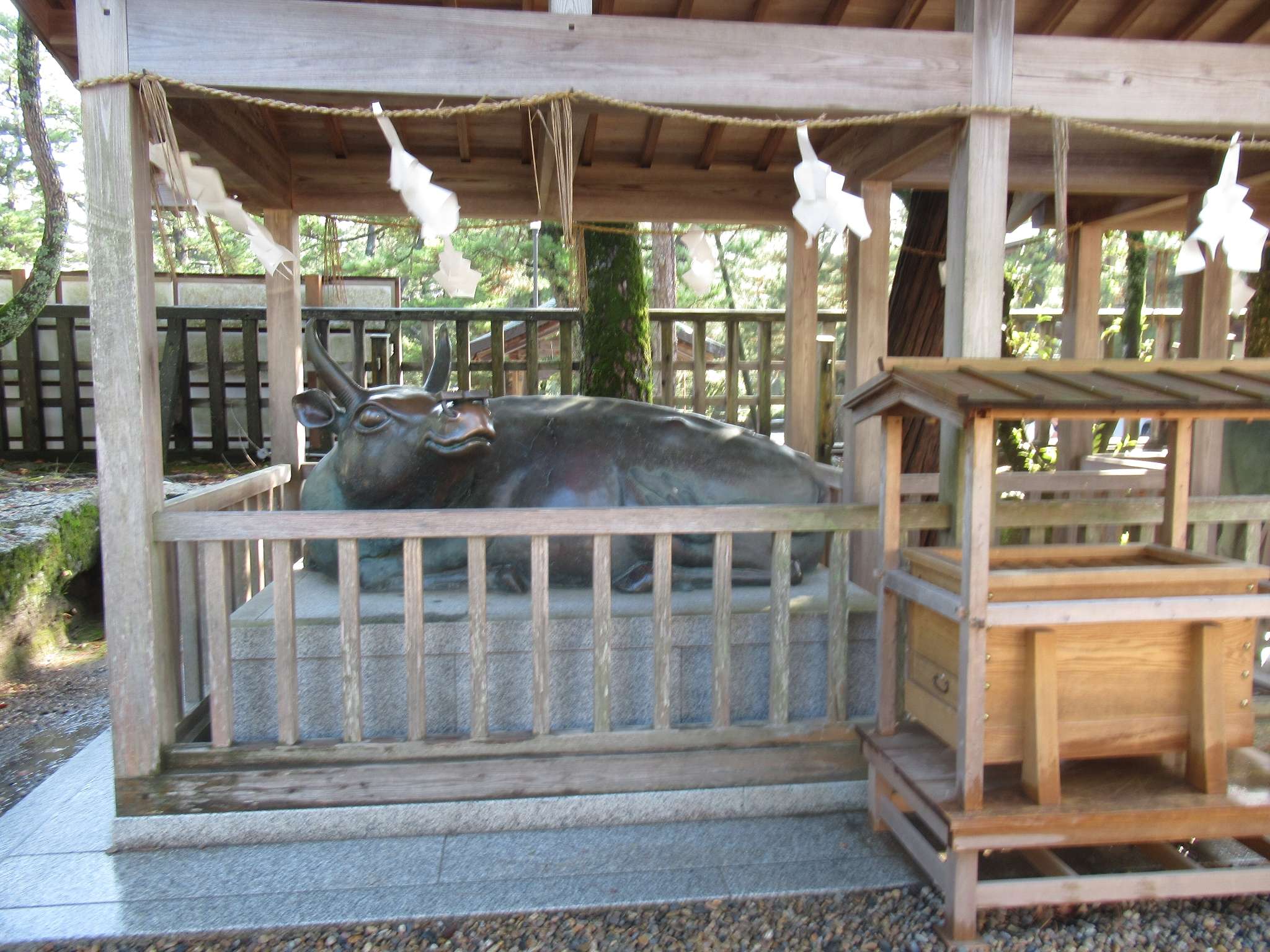 神牛像@出雲大社