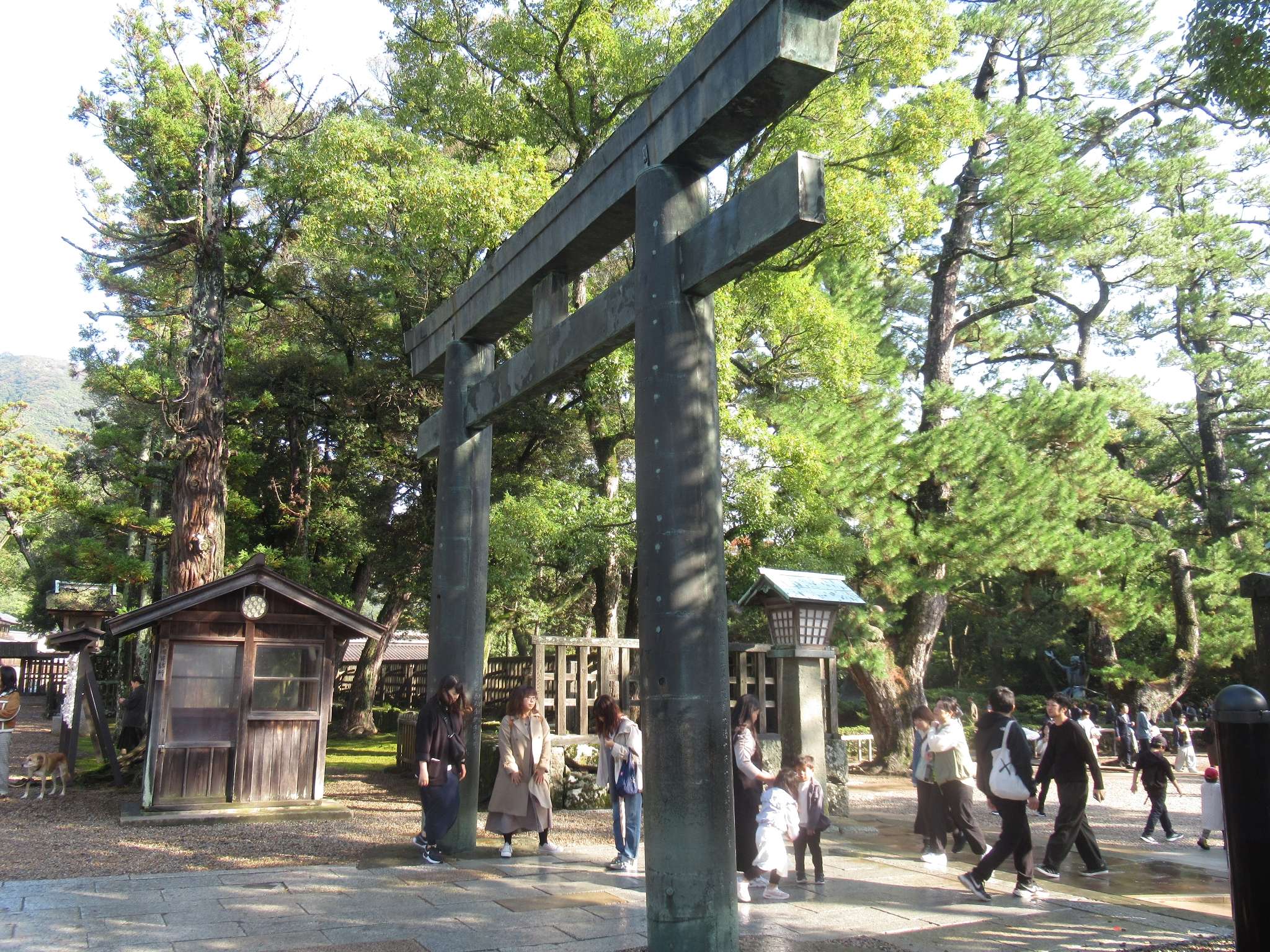 銅鳥居@出雲大社
