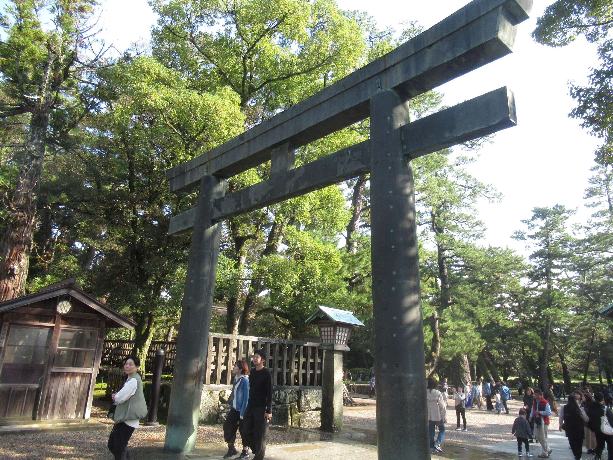 銅鳥居@出雲大社