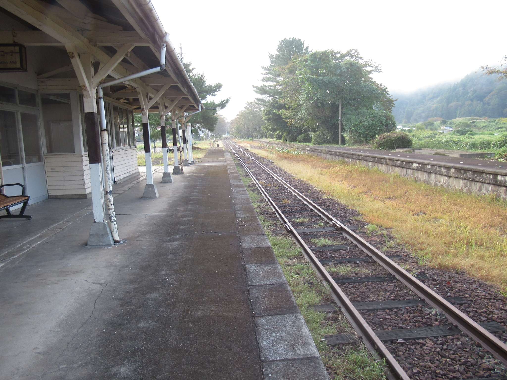 川戸駅跡(江津市)