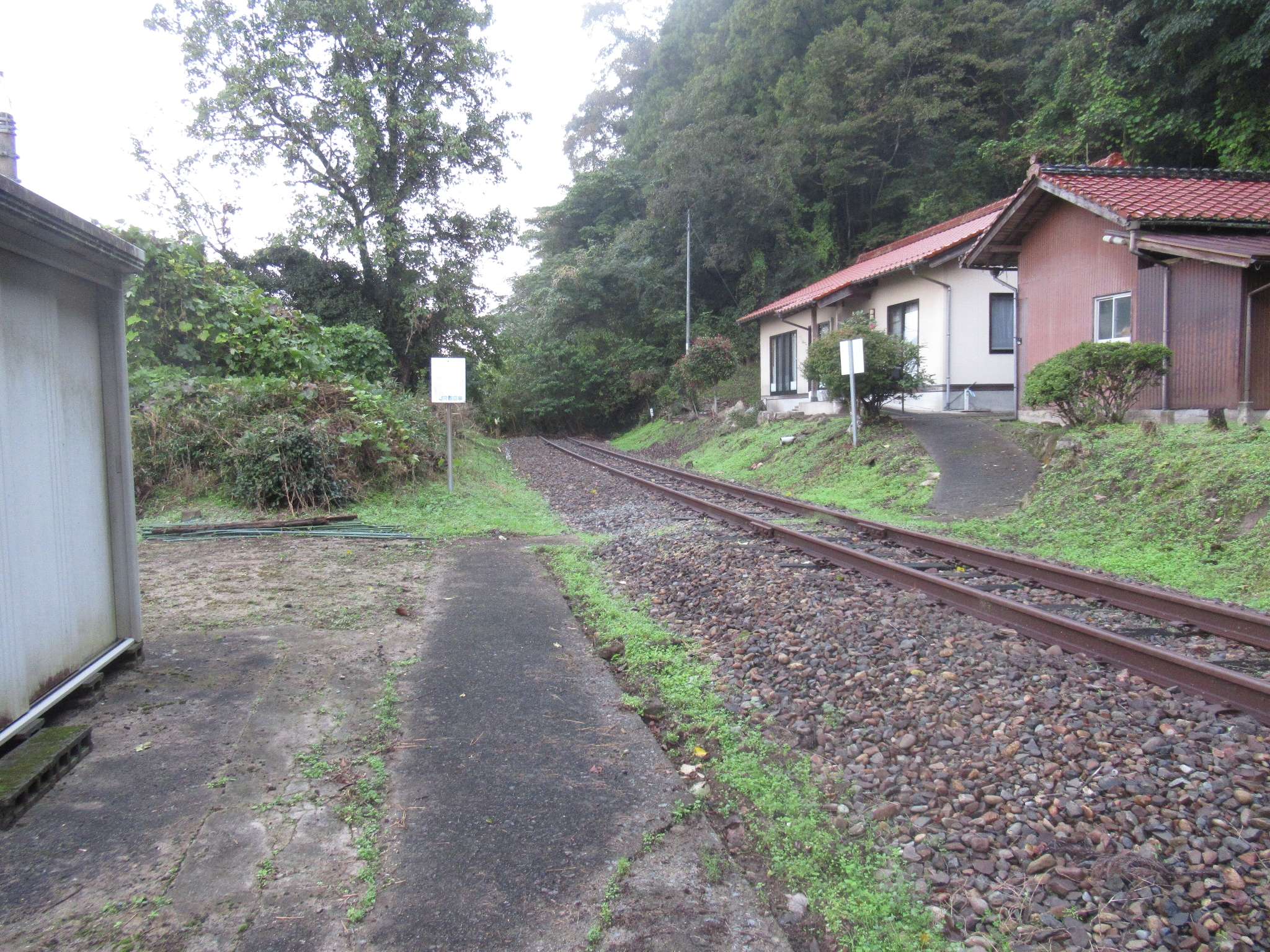 石見川越駅跡(江津市)