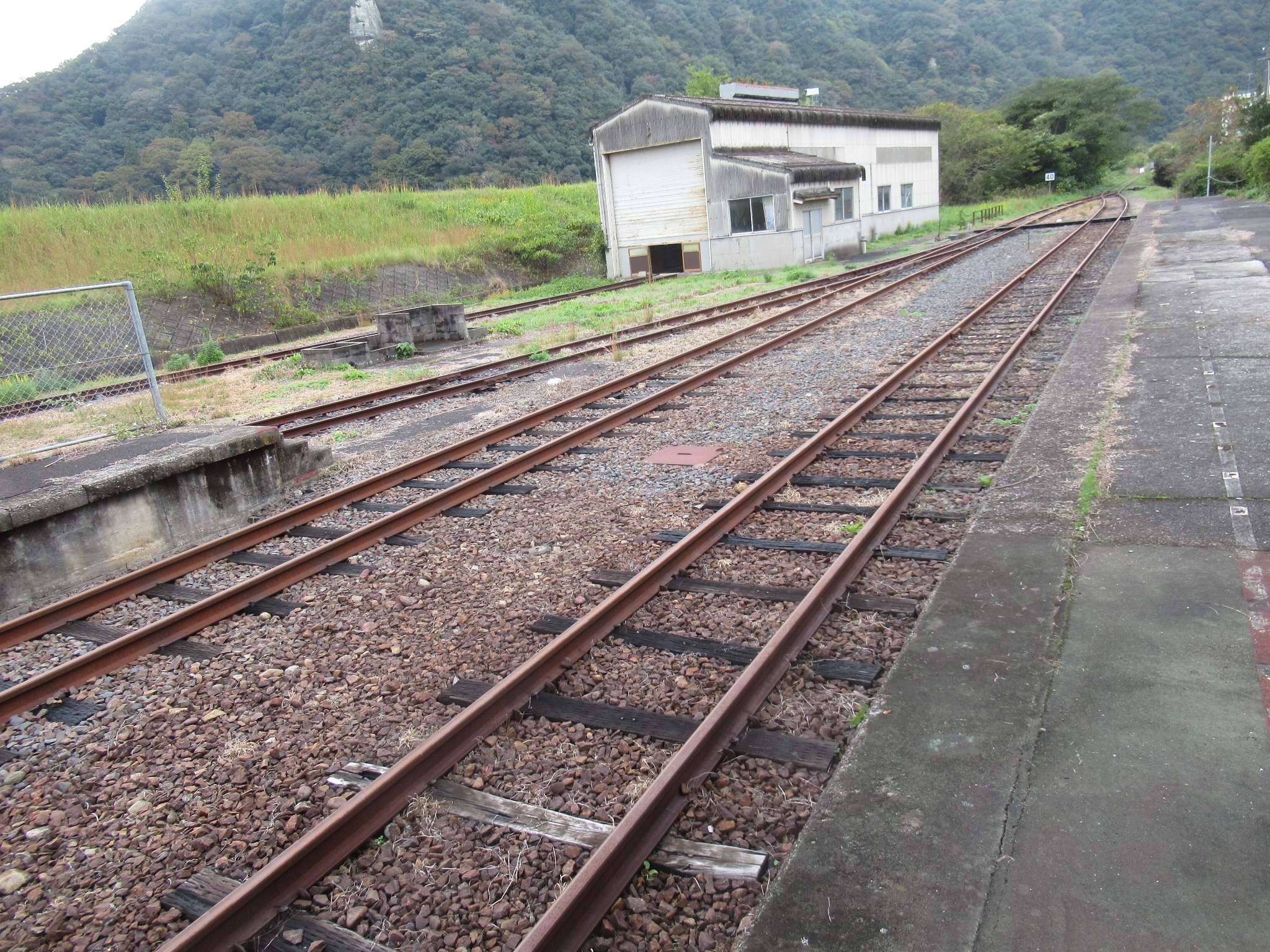 石見川本駅跡(川本町)