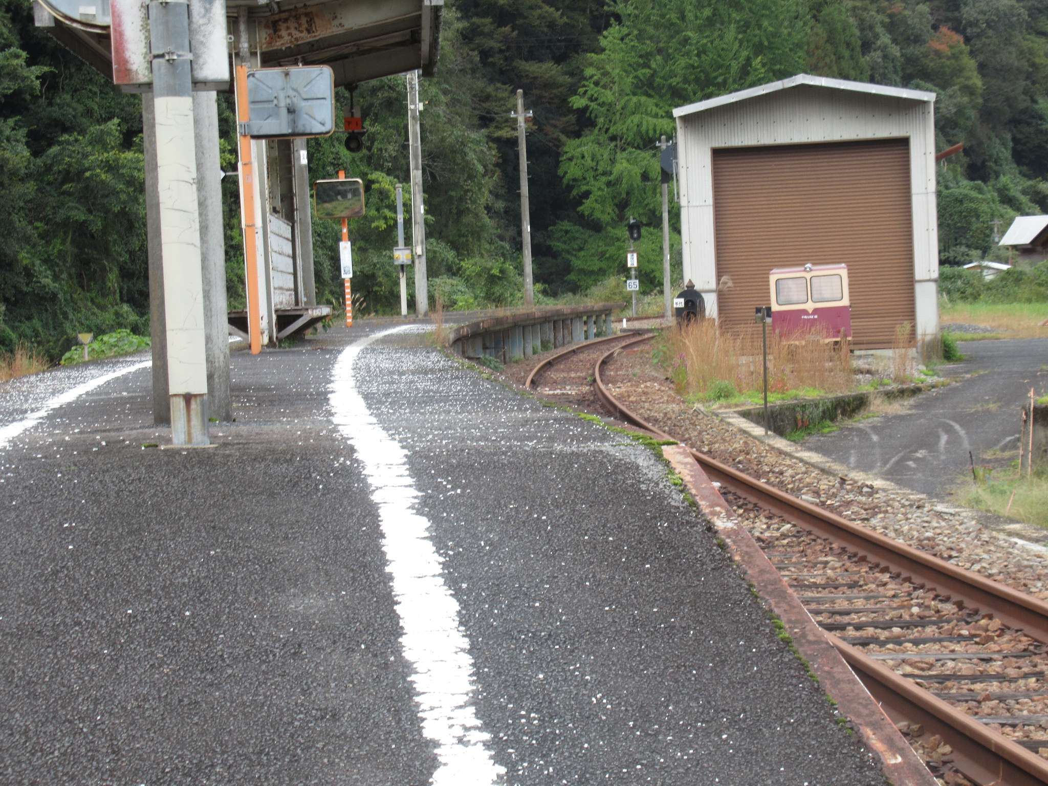 口羽駅跡(邑南町)