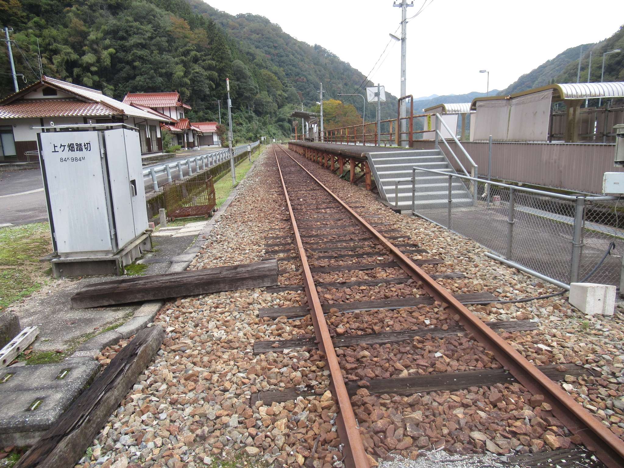 作木口駅跡(邑南町)