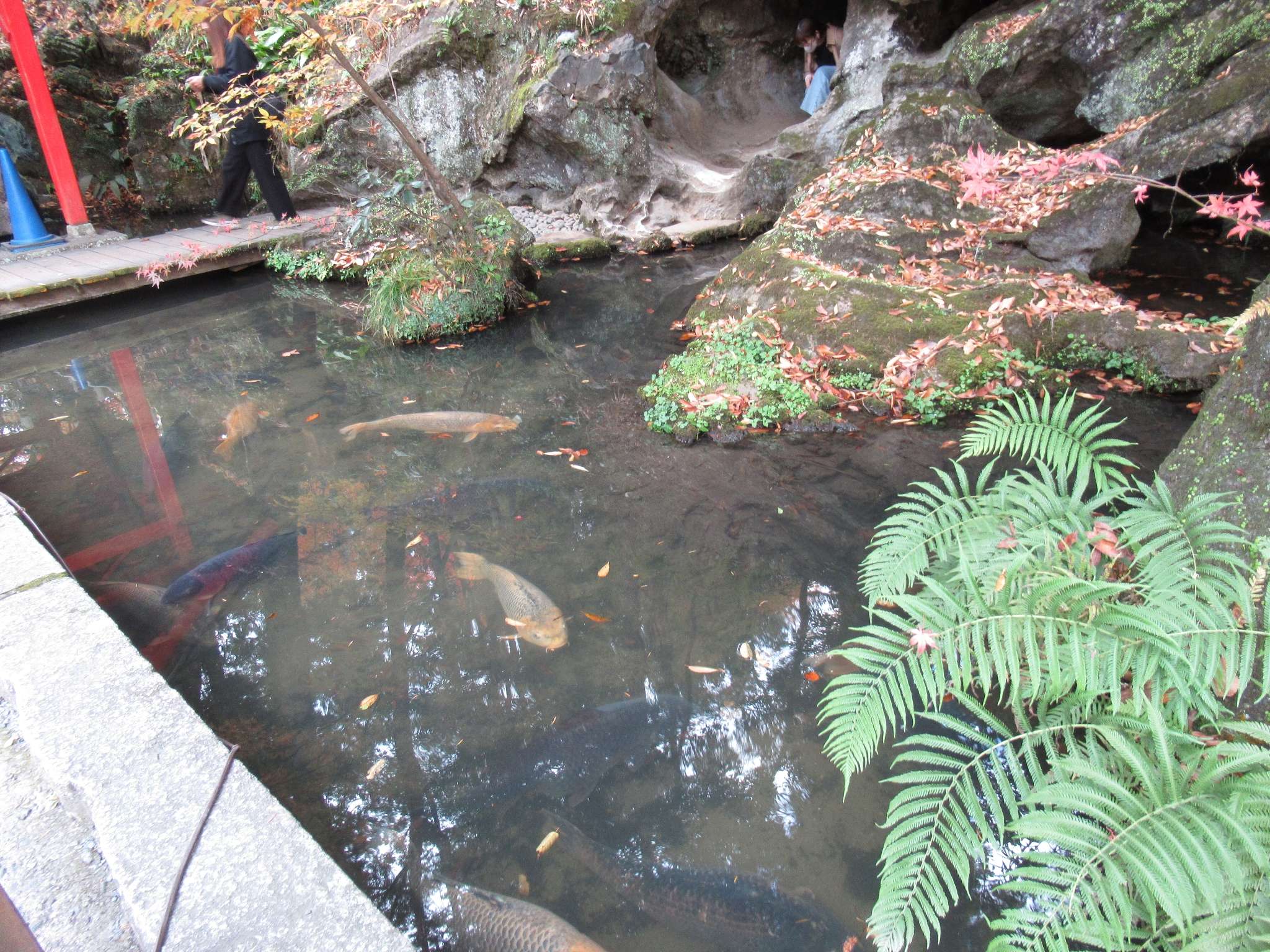 手水舎、くぐり岩＆閼伽井屋@石山寺