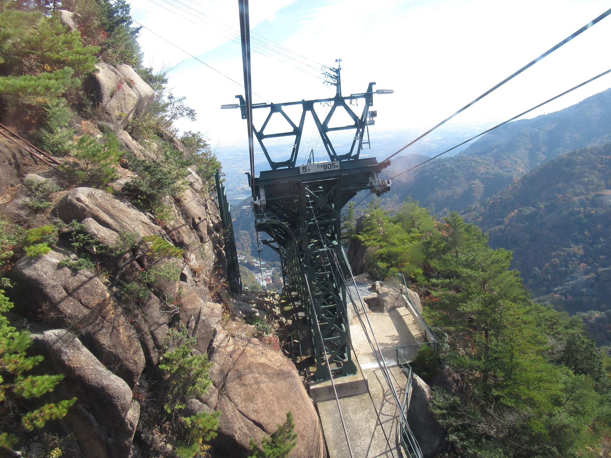 御在所ロープウエイ(菰野町)