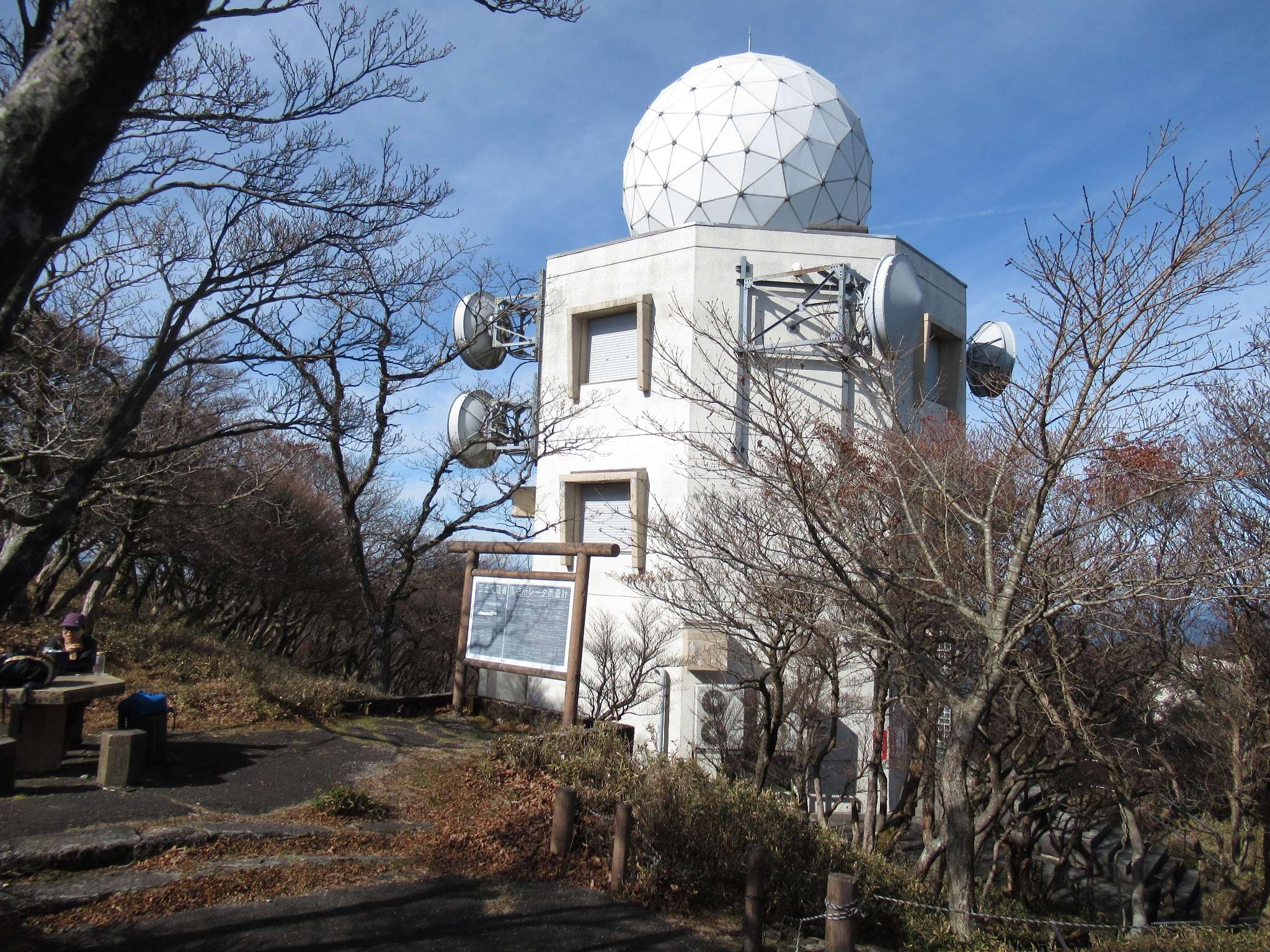 御在所レーダ雨量計(御在所岳)