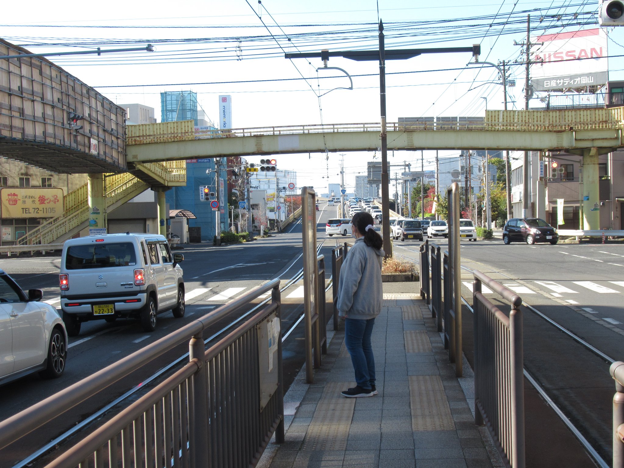 門田屋敷停留場(岡山電気軌道)